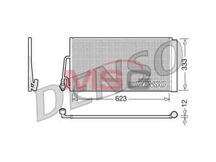 - Конденсер кондиціонера DENSO DCN05102