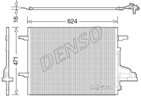 - Конденсер кондиціонера DENSO DCN10027