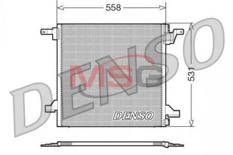 - Конденсер кондиціонера DENSO DCN17022