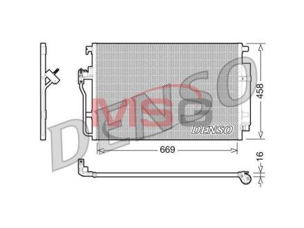 Акция Радіатор кондиціонераMERCEDES-BENZ SPRINTER (906) 06-, VW CRAFTER (2F_) 06-16,CRAFTER (2E_) 06-16 DENSO DCN17056