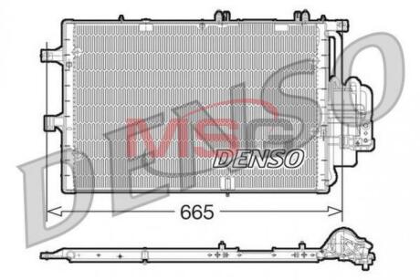 - Конденсер кондиціонера DENSO DCN20017
