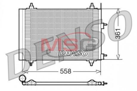 - Конденсер кондиціонера DENSO DCN21015
