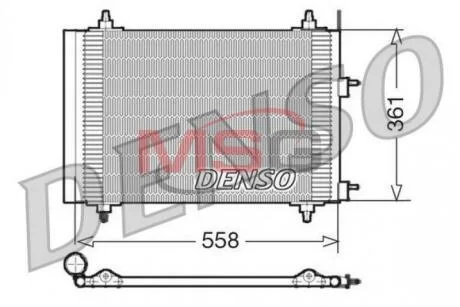 - Конденсер кондиціонера DENSO DCN21015