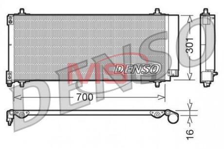 - Конденсер кондиціонера DENSO DCN21027