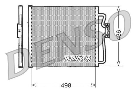 - Конденсер кондиціонера DENSO DCN23009