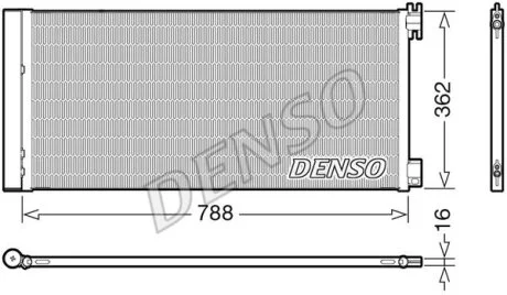 Конденсер кондиціонера DENSO DCN23042