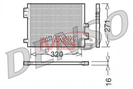 - Конденсер кондиціонера DENSO DCN28002