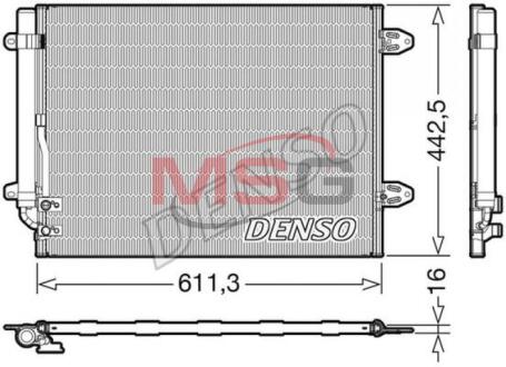 - Конденсер кондиціонера DENSO DCN32013