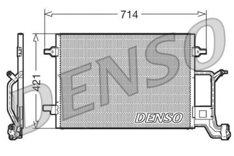 - Конденсер кондиціонера DENSO DCN32019