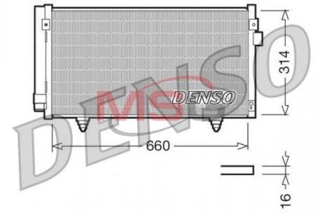 Акция Радіатор кондиціонераSUBARU XV (CROSSTREK) (GP) 12-,IMPREZA (GH) 08-13,FORESTER (SH) 08- DENSO DCN36003