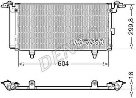 Радіатор кондиціонера DENSO DCN36005