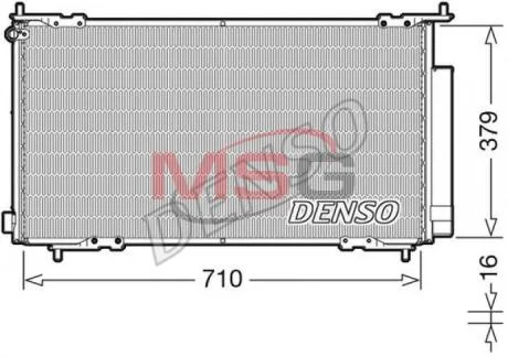- Конденсер кондиціонера DENSO DCN40015