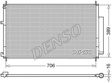 - Конденсер кондиціонера DENSO DCN40024