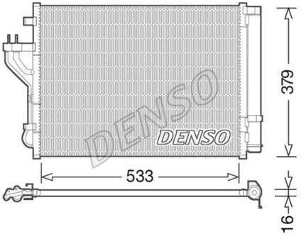 - Конденсер кондиціонера DENSO DCN41004