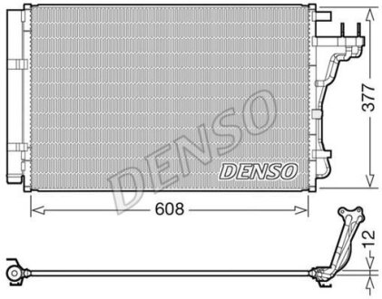 Конденсатор, система кондиціонування повітря DENSO DCN43004