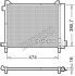Радіатор кондиціонера DENSO DCN46030 (фото 1)