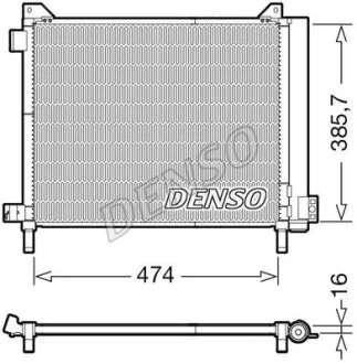 Радіатор кондиціонера DENSO DCN46030