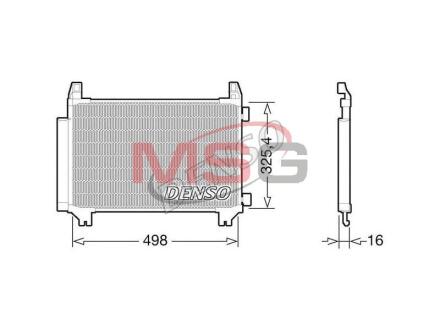 - Конденсер кондиціонера DENSO DCN50028