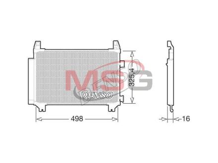 - Конденсер кондиціонера DENSO DCN50029