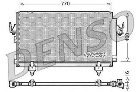 - Конденсер кондиціонера DENSO DCN50031