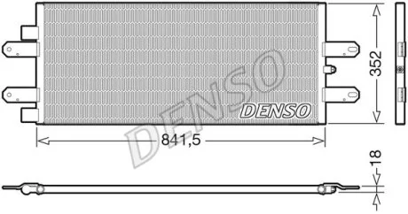 Конденсатор, система кондиціонування повітря DENSO DCN99053