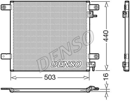 Конденсатор, система кондиціонування повітря DENSO DCN99066