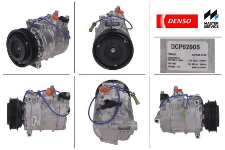 Компресор кондиціонера новий VW PASSAT B5 96-05, AUDI A6 94-04, A8 94-02, A4 95-01, SKODA Superb 01-08 DENSO DCP02005