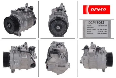Компресор кондиціонера новий MERCEDES-BENZ GL X164 06-12, ML W164 05-11, R-Class W251 05-13 DENSO DCP17062