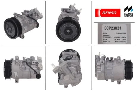 Компресор кондиціонера новий RENAULT Megane III 09-16, Scenic III 09-16 DENSO DCP23031