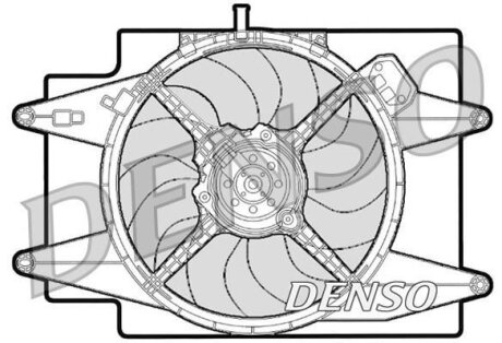 - Вентилятор радіатора DENSO DER01001