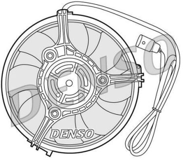 - Вентилятор радіатора DENSO DER02001