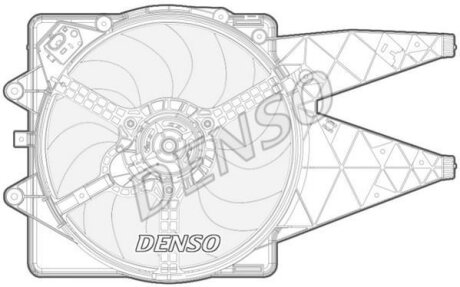 - Вентилятор радіатора DENSO DER09092