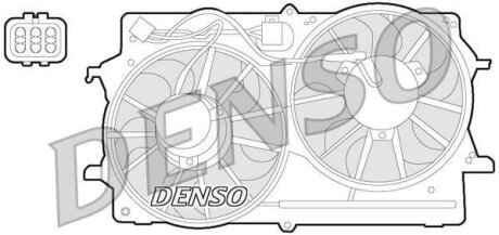 - Вентилятор радіатора DENSO DER10007