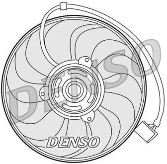 - Вентилятор радіатора DENSO DER27001
