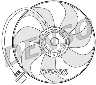 Вентилятор радиатора VAG A3/FABIA/GOLF/POLO 99- DENSO DER32001