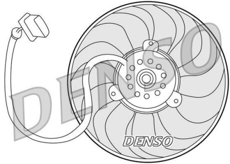- Вентилятор радіатора DENSO DER32004