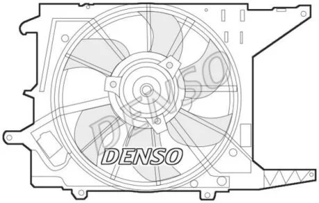 Вентилятор радіатора DENSO DER37003