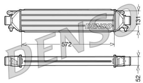 Радіатор наддуву DENSO DIT09107