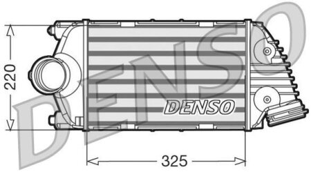 Радіатор наддуву DENSO DIT28015