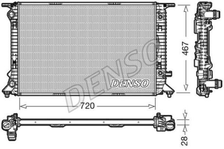 - Радіатор охолодження DENSO DRM02021