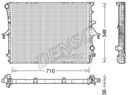 - Радіатор охолодження DENSO DRM02026