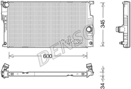 Радіатор DENSO DRM05004