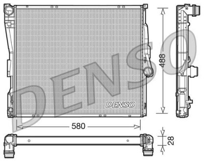 - Радіатор охолодження DENSO DRM05090