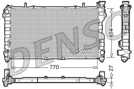 - Радіатор охолодження DENSO DRM06011