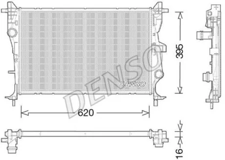 Радіатор основний DENSO DRM06038