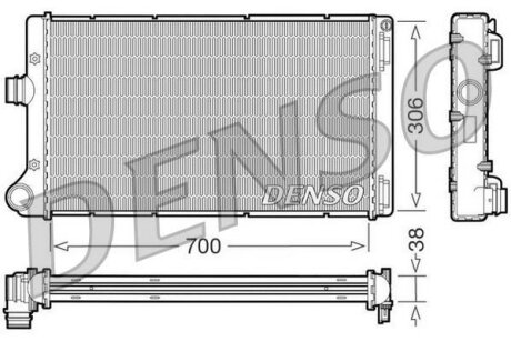 Радіатор охолоджування DENSO DRM09099