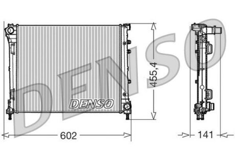 Радіатор охолоджування DENSO DRM09160
