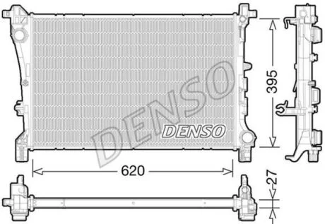 Радіатор DENSO DRM09167