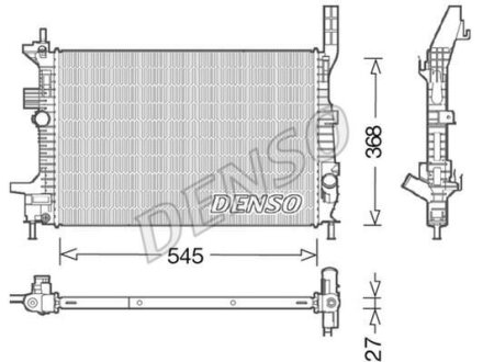 Радіатор DENSO DRM10028