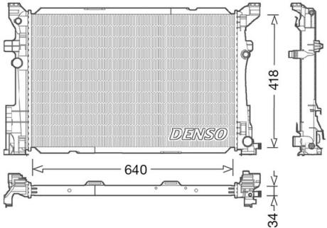 - Радіатор охолодження DENSO DRM17054